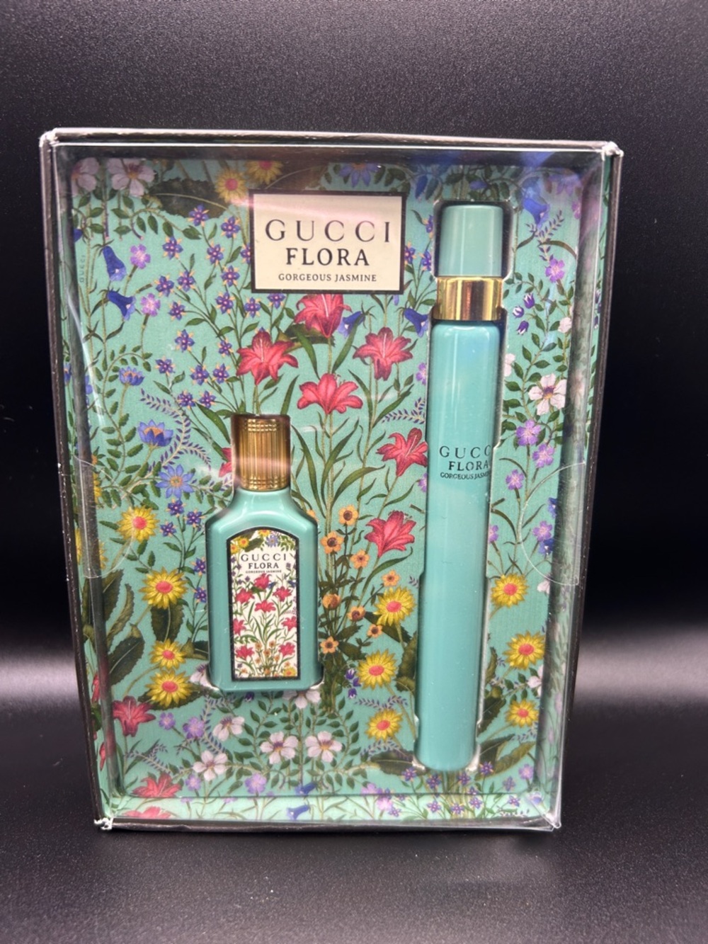 GUCCI Mini Flora Jasmine PERFUME SET NIB